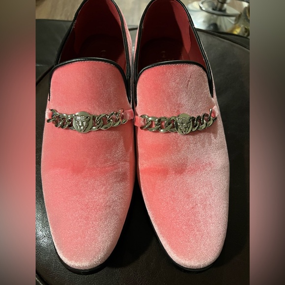 ENZO ROMEO SPARKO PINK VELVET LOAFERS size 9 - Picture 9 of 15